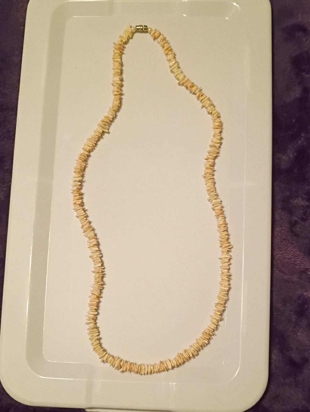 Natural Cream Shell Chip Necklace - Women Jewelry
